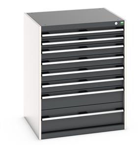 40028029.** Bott Cubio Drawer Cabinet comprising of: Drawers: 2 x 75mm, 4 x 100mm, 1 x 150mm, 1 x 200...